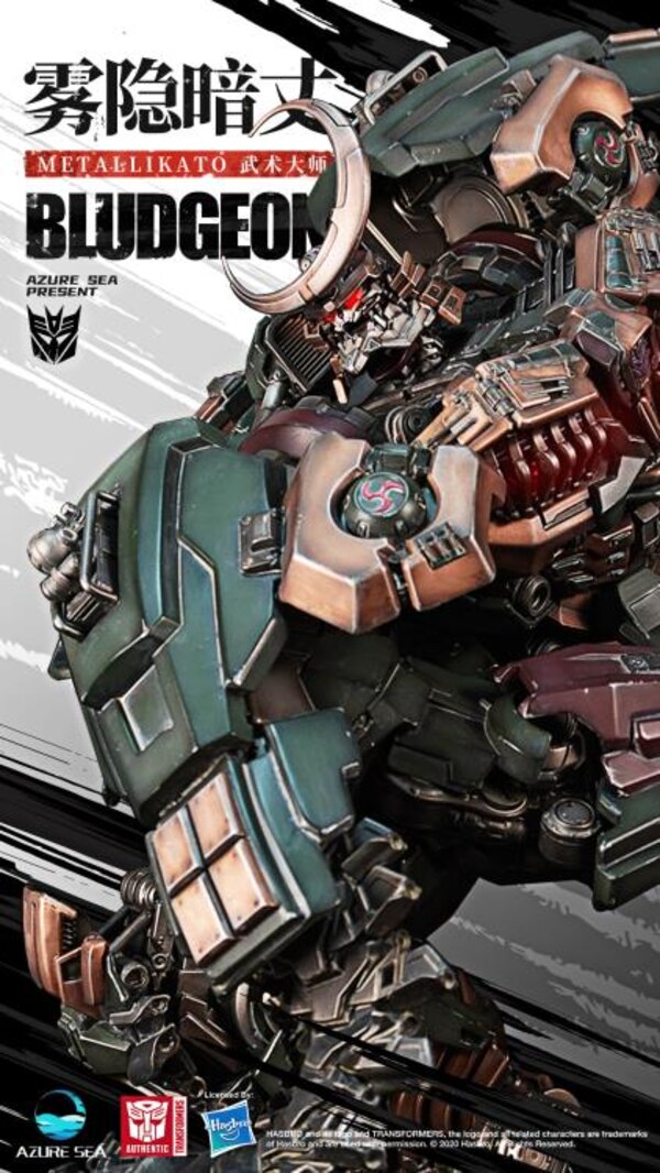 AzureSea Studio Transformers Bludgeon Statue Color Image  (6 of 42)